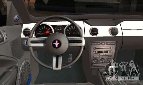 Ford Mustang GT 2005 v2.0 for GTA San Andreas
