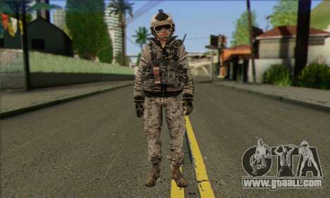 Task Force 141 (CoD: MW 2) Skin 5 for GTA San Andreas