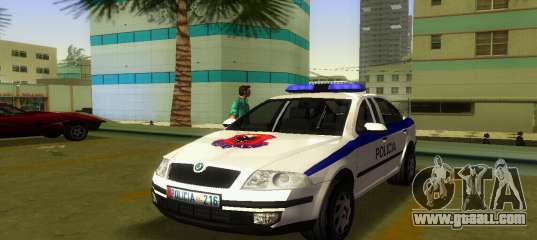 Skoda Octavia Albanian Police Car for GTA Vice City