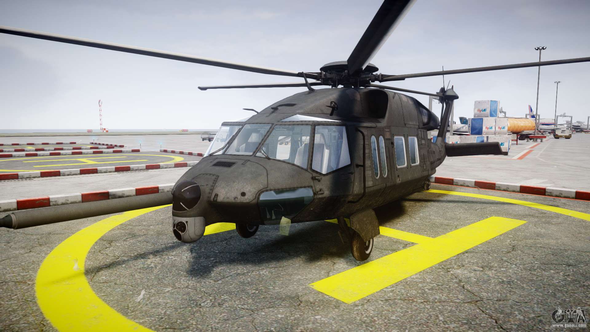 MH-6 Little Bird Gunship 3D Model .max .obj .3ds .fbx .c4d 