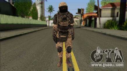 Task Force 141 (CoD: MW 2) Skin 15 for GTA San Andreas