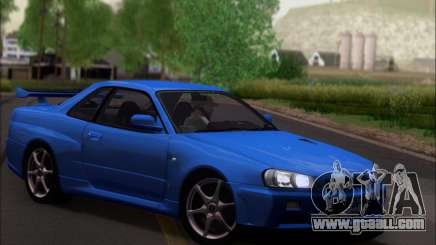 Nissan Skyline GT-R R34 V-Spec II for GTA San Andreas