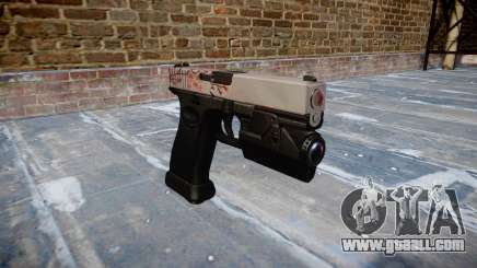 Pistol Glock 20 cherry blososm for GTA 4