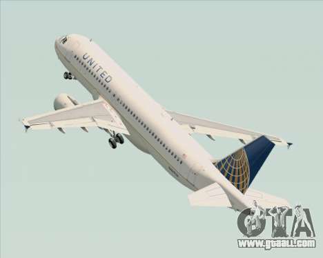 Airbus A320-232 United Airlines for GTA San Andreas