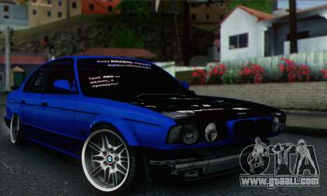 BMW M5 E34 V10 for GTA San Andreas