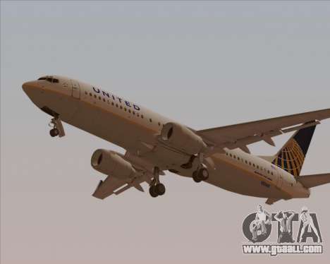 Boeing 737-824 United Airlines for GTA San Andreas