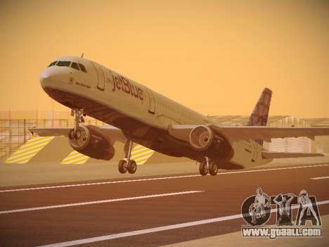 Airbus A321-232 jetBlue Blue Kid in the Town for GTA San Andreas