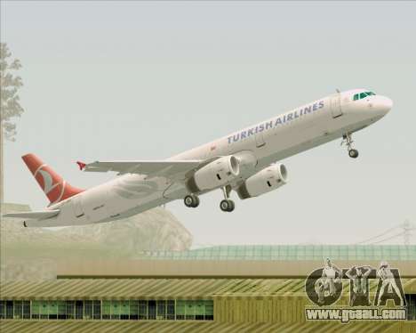 Airbus A321-200 Turkish Airlines for GTA San Andreas