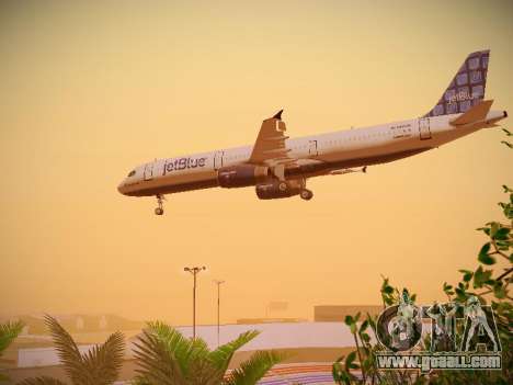 Airbus A321-232 jetBlue Blue Kid in the Town for GTA San Andreas