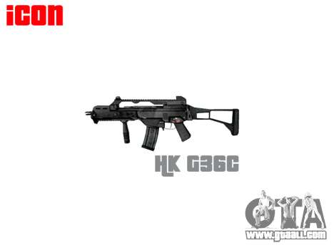 Assault rifle HK G36C for GTA 4