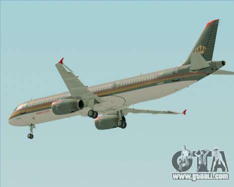 Airbus A321-200 Royal Jordanian Airlines for GTA San Andreas