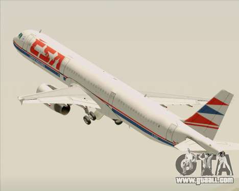 Airbus A321-200 CSA Czech Airlines for GTA San Andreas