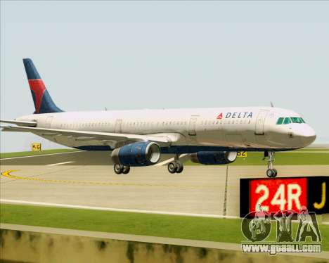 Airbus A321-200 Delta Air Lines for GTA San Andreas
