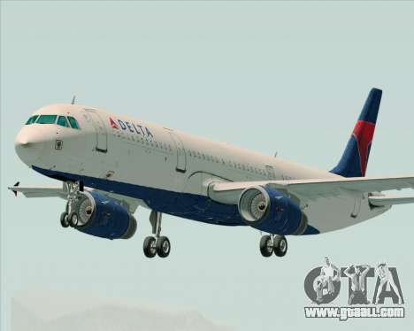 Airbus A321-200 Delta Air Lines for GTA San Andreas