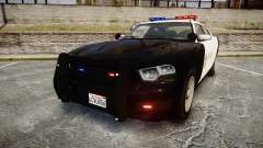 GTA V Bravado Buffalo LS Sheriff Black [ELS] for GTA 4