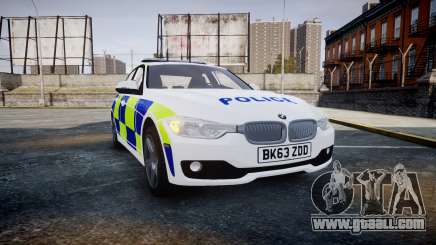 BMW 335i 2013 Central Motorway Police [ELS] for GTA 4