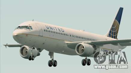 Airbus A320-232 United Airlines for GTA San Andreas