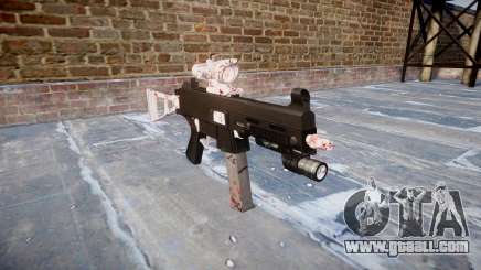 Gun UMP45 Cherry blossom for GTA 4