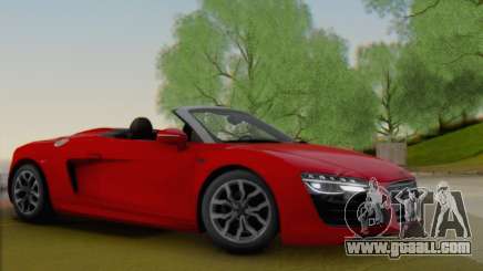 Audi R8 V10 Spyder 2014 for GTA San Andreas