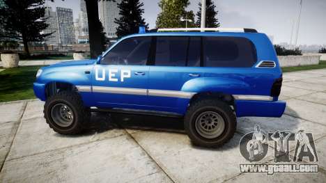 Toyota Land Cruiser 100 UEP blue [ELS] for GTA 4