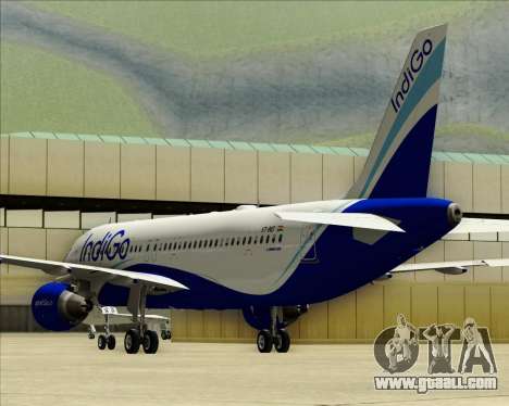 Airbus A320-200 IndiGo for GTA San Andreas