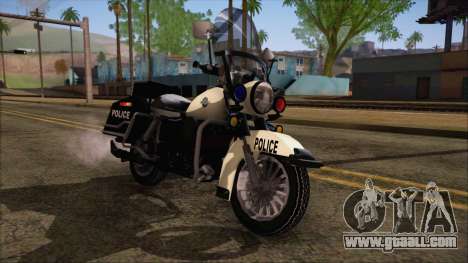 GTA 5 Police Bike for GTA San Andreas
