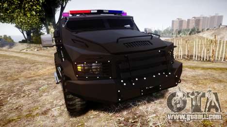 SWAT Van Metro Police for GTA 4