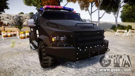 SWAT Van Metro Police [ELS] for GTA 4