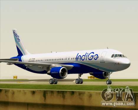 Airbus A320-200 IndiGo for GTA San Andreas