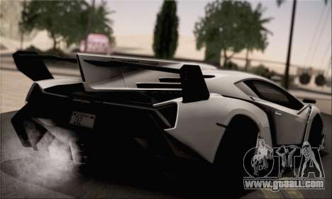 Lamborghini Veneno LP750-4 White Black 2014 for GTA San Andreas