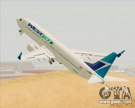 Boeing 737-800 WestJet Airlines for GTA San Andreas