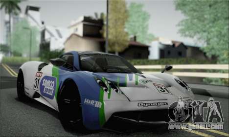 Pagani Huayra TT Ultimate Edition for GTA San Andreas