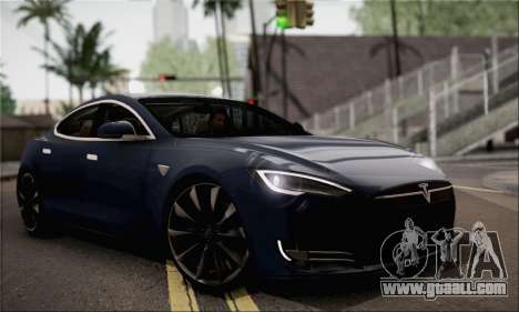 Tesla Model S 2014 for GTA San Andreas