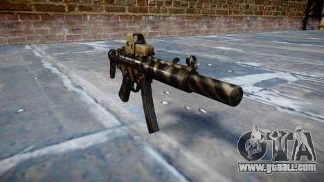 Gun MP5SD EOTHS CS c target for GTA 4