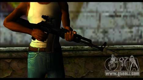 AK-101 ACOG for GTA San Andreas