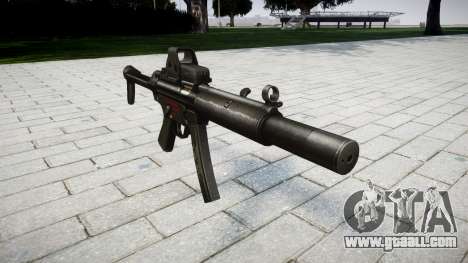 Gun MP5SD EOTHS FS for GTA 4
