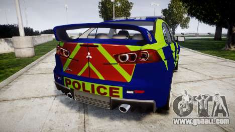 Mitsubishi Lancer Evolution X Police [ELS] for GTA 4