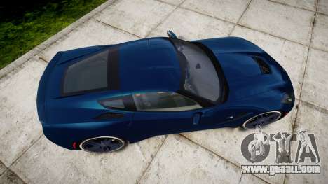 Chevrolet Corvette C7 Stingray 2014 v2.0 TirePi1 for GTA 4