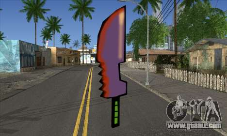 Cartoon sword for GTA San Andreas