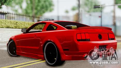 Ford Mustang GT 2012 for GTA San Andreas