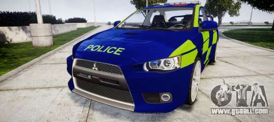 Mitsubishi Lancer Evolution X Police [ELS] for GTA 4