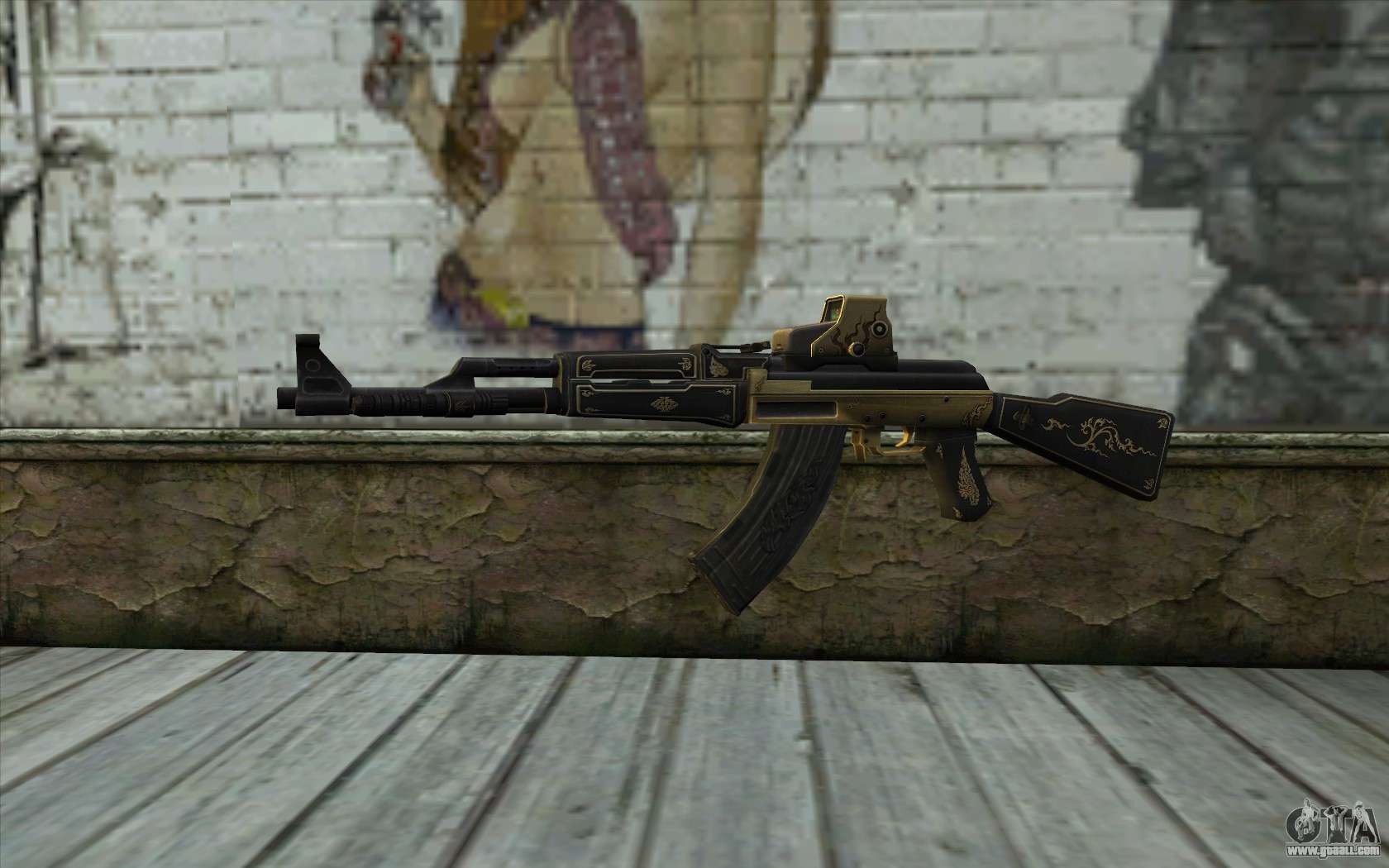 AK47 from PointBlank v2 for GTA San Andreas
