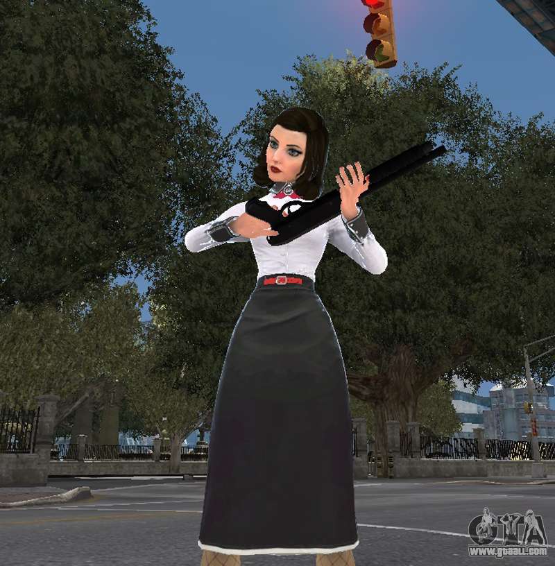 GTA 5 Elizabeth from Bioshock Infinite Mod 