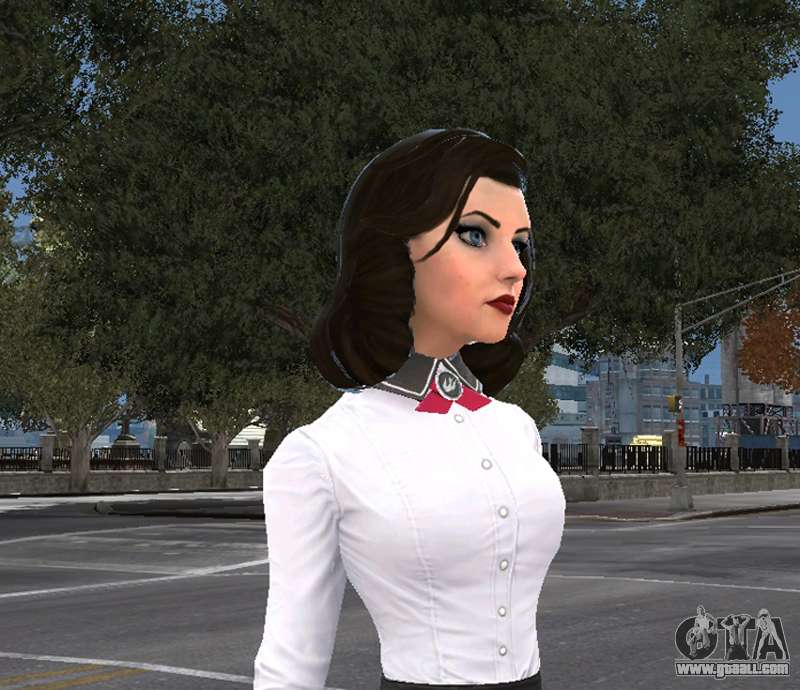 GTA 5 Bioshock Infinite Elizabeth + BaS Mod 
