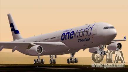 Airbus A340-300 Finnair (Oneworld Livery) for GTA San Andreas