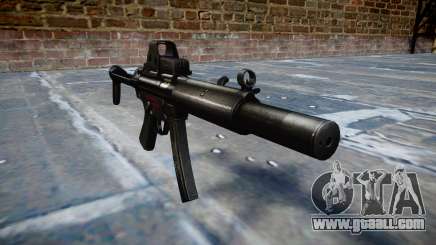 Gun MP5SD EOTHS FS b target for GTA 4