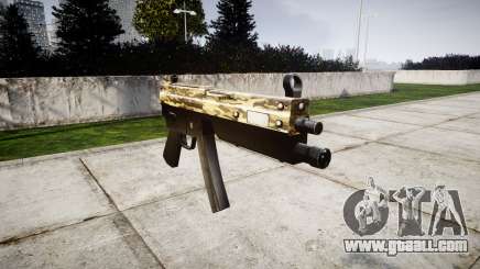 Submachine gun MP5 Desert for GTA 4