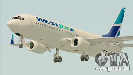 Boeing 737-800 WestJet Airlines for GTA San Andreas