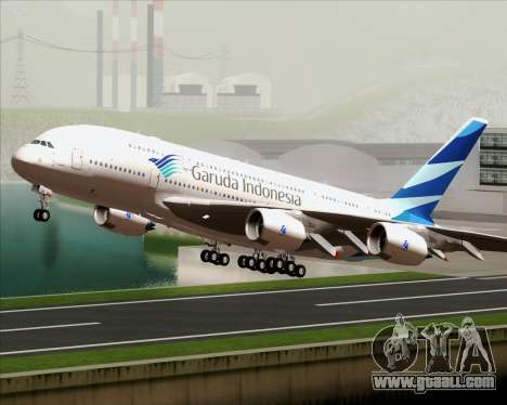 Airbus A380-800 Garuda Indonesia for GTA San Andreas