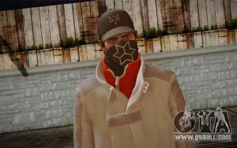 Aiden Pearce from Watch Dogs v1 for GTA San Andreas